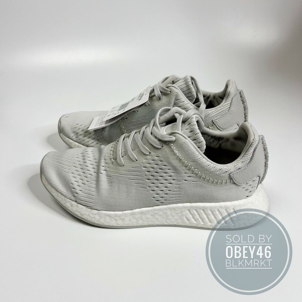 Adidas NMD_R2 Wings + Horns Primeknit Hint Light Gray BB3118 Size Men's US 9.5
